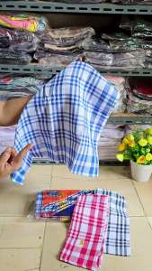 Kain Lap Piring Serbet Dapur Aneka Produksi Motif Kotak Besar | Serbed Resap Air Lusinan