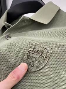 Tide Polo shirt mens short-sleeved new lapel t-shirt business casual high quality embroidery cotton breathable handsome mens clothing