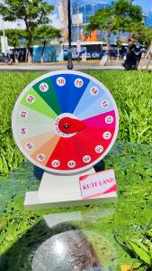 Vòng quay may mắn 25 cm 16 ô trúng thưởng làm sự kiện trò chơi giáo cụ dạy học lucky wheel size lớn
