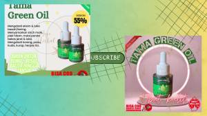 Penghilang Jerawat Bopeng Plek Hitam Tama Geen Oil herbal asli