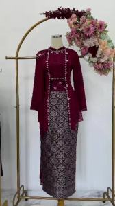 EMRAN BATIK - Kebaya Batik Sabira Laksmi Kutubaru Kebaya Lamaran Modern Kebaya Wisuda Kebaya Bridesmaid Kebaya Kondangan Terbaru 2024