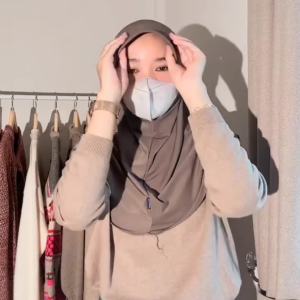 ( 50 RIBU DAPAT 4 PCS ) HIJAB SPORT NUTUP DADA JERSEY PREMIUM / KERUDUNG BERGO HAMIDAH SPORT