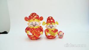 Pajangan Chai Sen / Patung Cai Shen / Dewa Rejeki Uang / Dewa Hoki / Hiasan Imlek Sincia / Dekorasi Pajangan Imlek / Chai Shen 6x7.8Cm Mrh