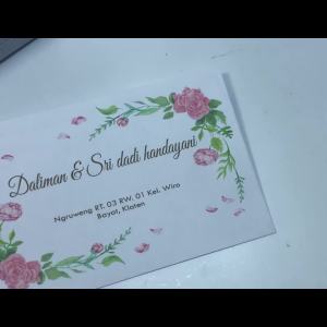 (isi 100lbr Custom nama & alamat) Cetak Amplop Kondangan Wedding Envelope Amplop sumbang | amplop custom nama | amplop motif | amplop aesthetic