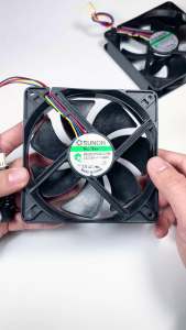 Quạt Tản Nhiệt 12V Sunon kích thước 12x12x2.5cm quạt 4 dây điều tốc làm quạt cho máy tính thủy sinh siêu êm