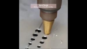 Mata Bor Pagoda Untuk Baja 3/6pcs Pcs Spiral HSS Steel Titanium Coated mata bor Pagoda besi kerucut Cone drill hole saw