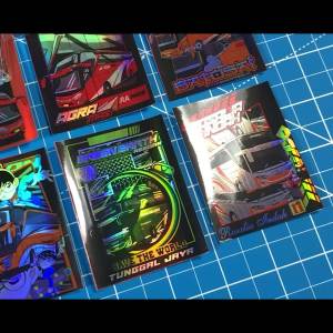 Stiker Bus Hologram Graftac Anti Air & Stiker Bus Tunggal Jaya