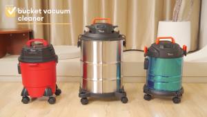 Tixx Vacuum Cleaner for Home 304 Stainless Steel 18L/1800W Wet/Dry and Blowing 16Kpa High-Power Suit For Bed/Sofa/Car
