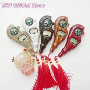 (SXH) Tasbih Digital Led Kayu + Kompas / Tasbih Zikir Kayu Kompas Tali Rumbai Modul 2040S