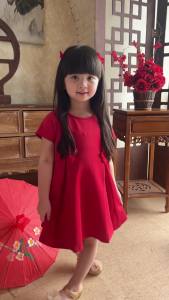 Two Mix - Lunara Dress Anak Lebaran Perempuan 2024 - Gaun Anak Cewek 1-12 Tahun 4389