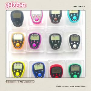 Tasbih Digital Mini LED Tanggal + JAM Model Modul:306