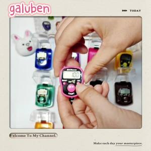 Tasbih Digital LED Alarm Bunyi Tiap Angka 100 Ada Lampu LED Modul:1051