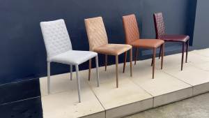 Norma Chair / Classic Dining Chair / Makeup Chair / Stackable Cafe Chair - FRM0273