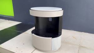 Lotus Bedside Table / Minimalist Night Stand - FRM3213