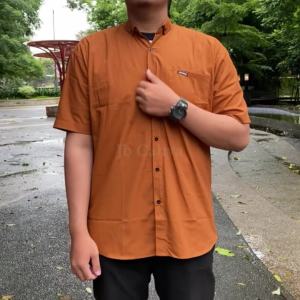 KEMEJA JUMBO 2XL 3XL 4XL 5XL 6XL 7XL baju hem kemeja lengan pendek pria oversize LD Max 140 terbaru