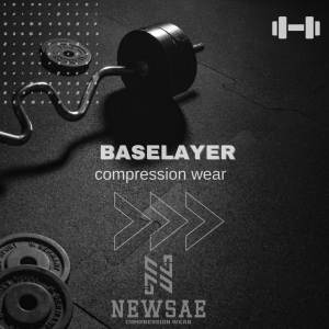 Newsae - Baselayer Newsae Compression / manset olahraga / Pakaian olahraga pria