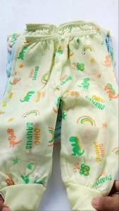 12 Pcs 6 Pcs Celana Panjang Bayi Perempuan Laki-laki Newborn Motif Tabur Warna 0-6 Bulan
