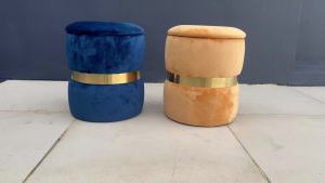 Hailey Ottoman / Contemporary Storage Pouf  - FRM4008