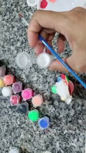 Keo phủ bóng tượng tô màu