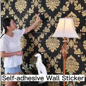 The wallpaper adhesive 3 d wall stickers waterproof TV wall paper sticker background wall adornment bedroom warmth beautiful and durable