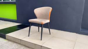 Alva Curve Chair / Minimalist Make Up Chair / Cafe Chair - FRM0268