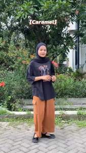 Baju Setelan Wanita Viral Labubu Set Kaos Katun Combed 24s Aplikasi Sablon M L XL XXL 3XL BISA DIBELI TERPISAH Oneset Jumbo Kekinian Outfit Casual Remaja Ootd Hijab
