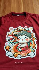 Baju Kaos Distro Anak Laki Imlek CNY Sincia Karakter Cowo Lucu Import 1 - 10 Tahun - Hypelane - DTF