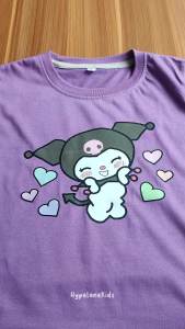 Baju Atasan Anak Perempuan Lucu Import 1 - 10 Tahun Karakter Kuromi - Hypelane Kids - DTF