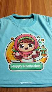 Code8.id DTF Kaos Perempuan Edisi Ramadan Anak Anak Best Seller Awan MURAH DAN TRENDY
