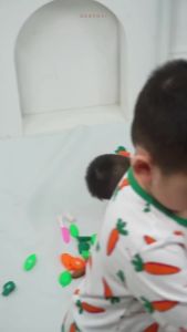 BABY HAI Fruit Basket - Setelan Kancing Depan Baju Pendek Celana Pendek Bayi