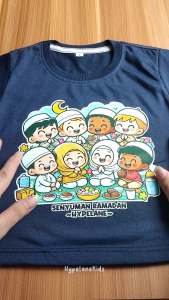 Code8.id DTF Kaos Laki Laki Edisi Senyuman Ramadan Anak Anak Best Seller Awan MURAH DAN TRENDY