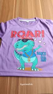 Baju Kaos Distro Anak Laki Laki Karakter Dinosaurus Keren Import 1 - 10 Tahun - Hypelane Kids
