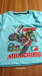 Baju Kaos Distro Anak Laki Laki Gambar Motor Cross Import Usia 1 - 10 Tahun - Hypelane Kids - DTF