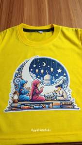 Code8.id DTF Kaos Laki Laki Edisi Bulan Ramadan Anak Anak Best Seller Awan MURAH DAN TRENDY