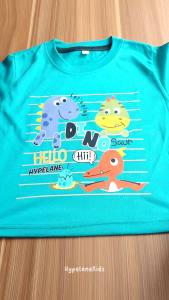 Code8.id DTF Kaos Anak Laki Laki Karakter Dinosaurus Best Seller Awan MURAH DAN TRENDY