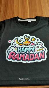 Code8.id DTF Kaos Laki Laki Edisi Hari Ramadan Anak Anak Best Seller Awan MURAH DAN TRENDY