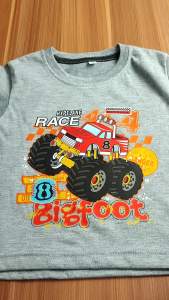 Code8.id DTF Kaos Anak Laki Laki Gambar Mobil Monster Keren Best Seller Awan MURAH DAN TRENDY