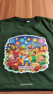 Baju Kaos Distro Anak Laki Laki Lebaran Ramadhan Karakter Cowok Muslim Keren Import - Hypelane - DTF