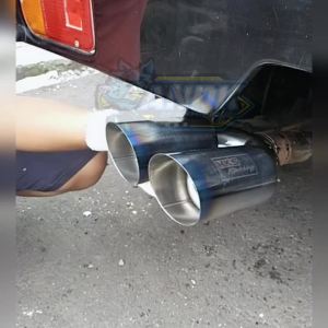 Mengenal KNALPOT MOBIL BAMBU RUNCING CABANG BLUE FIRE HKS