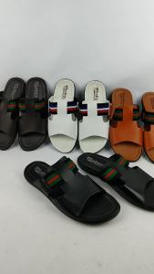 Sandal Slide Pria Bahan Kulit Working R-05 Sandal kasual pria dewasa Sandal Selop
