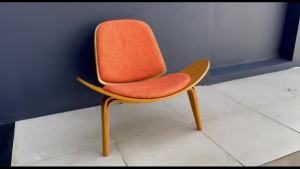 Replica Lounge Chair / Hans J Wegner Shell Chair / Plywood Relaxing Chair - FRM7037