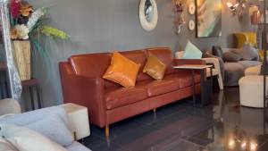 Camden Vintage Leather Sofa / Premium Leather Sofa - FRM6327