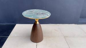 Emerald Green Coffee Table / Luxury Accent Tables / End Table - FRM2164