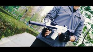 Pistol Air Listrik Mainan Luar Ruangan Musim Panas Anak-anak M416 Kapasitas Tinggi