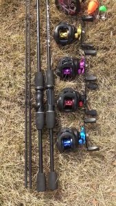 Sougayilang COD Joran Pancing Set Lengkap & Gulungan Baitcasting Murah