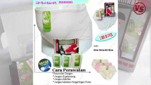 1Box Mama Pants Celana Dalam Ibu Hamil Mamabel Agree Coklat Elastis isi 3pcs Allsize-Vegasus Store