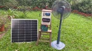 Trạm Phát Điện Năng Lượng Mặt Trời Minh An Mẫu Treo Tường Công Suất 1000W