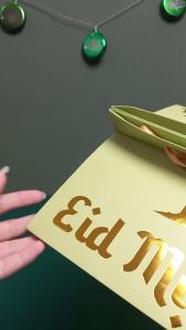 Paper Bag Foil Lebaran Eid Mubarak (L)