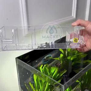 Filter for aquarium Includes water pump filter material 2-6 Grids Aquarium External Filter Box water purification circulation aquarium filter pump oxygen.
