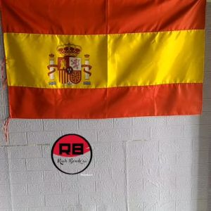BENDERA SPANYOL UKURAN SEDANG 110cm x 70cm BENDERA NEGARA SAPAIN|BENDERA EURO 2024